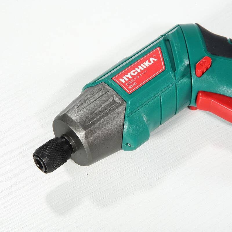 HYCHIKA Destornillador inalámbrico de 3.6 voltios 6 N.m 2.0 Ah Destornillador eléctrico Atornillador recargable Juego de brocas Pistola de tornillos Tamaño del portabrocas: 1/4 pulgadas - E0003US