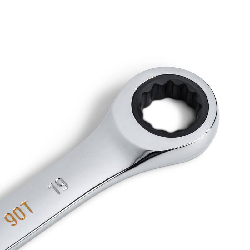 Juego de llaves de combinación de trinquete métrico de 90 dientes GEARWRENCH con bandeja (8 piezas) - 86694-06