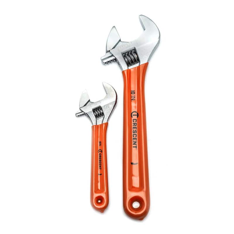 Llave ajustable Crescent (6 in. y 10 in.) y alicates de mordaza y de lengüeta (10 in. y 12 in.) Set (4 piezas) - AC610CRT4002CB