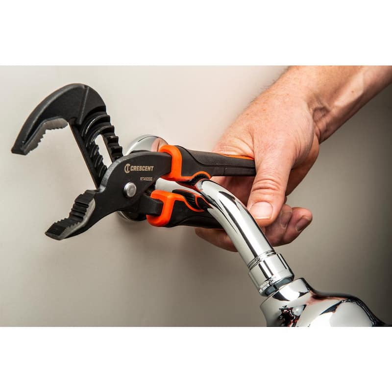 Llave ajustable Crescent (6 in. y 10 in.) y alicates de mordaza y de lengüeta (10 in. y 12 in.) Set (4 piezas) - AC610CRT4002CB