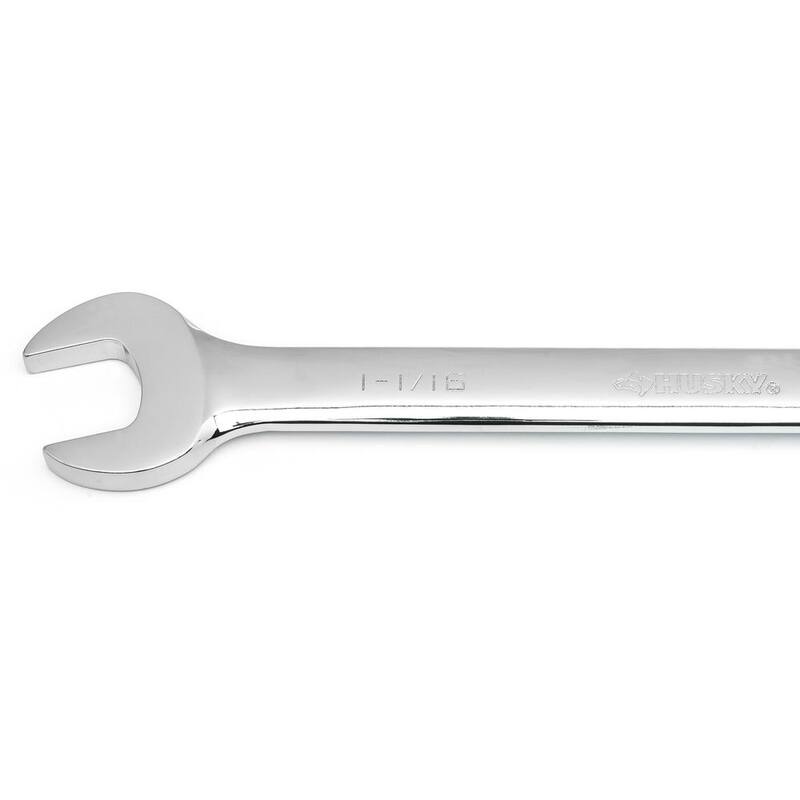 Juego de llaves combinadas Husky en medidas SAE y métricas con charola (44 piezas) - HCW44PCSMTRAY