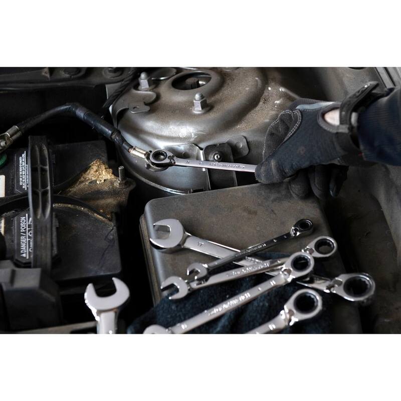 Set de herramientas combinadas de trinquete reversible de 72 dientes Métrico/SAE GEARWRENCH (29 piezas) - 965029C