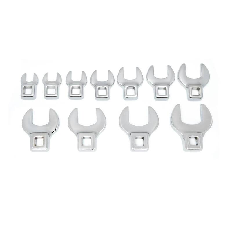 Juego de llaves de vaso GEARWRENCH SAE Crowfoot (11 piezas) - 81908