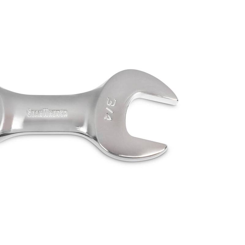Set de herramientas GEARWRENCH SAE/Métricas de combinación de trinquetes cortos de 72 dientes (14 piezas) - 85206