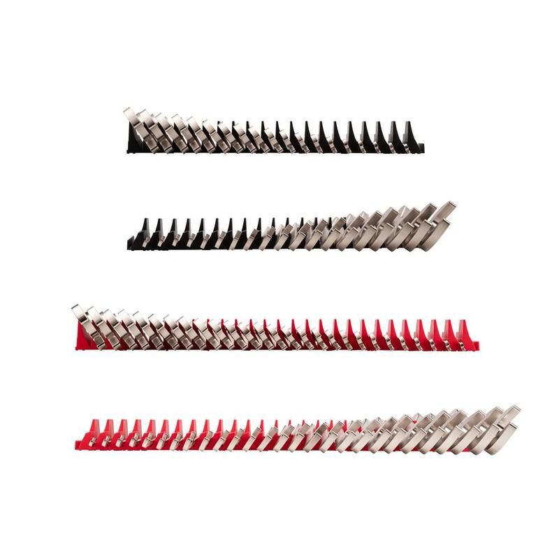 Set de Llaves de Doble Boca con Cabeza Angular TEKTON de 1/4 a 1-1/4 pulgadas, 6 a 32 mm con Organizador Modular de Llaves (46 piezas) - WAE93503