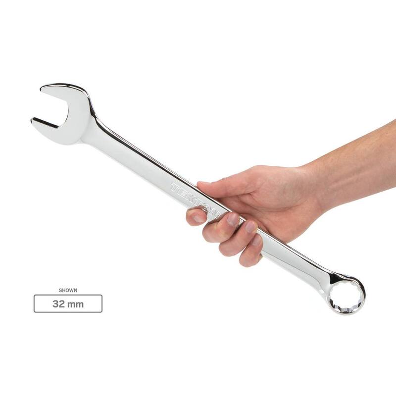 Juego de llaves de combinación de longitud estándar y corta de 1/4 a 1-1/4 pulgadas, 6 a 32 mm TEKTON con organizador modular ranurado (71 piezas) - WCB95902