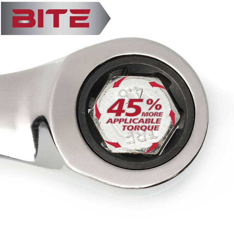 Juego de llaves de trinquete Husky BITE SAE y métricas de 72 dientes (16 piezas) - HBRW16XLSMCB