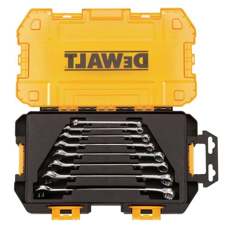 Juego de llaves combinadas DEWALT SAE (8 piezas) - DWMT73809