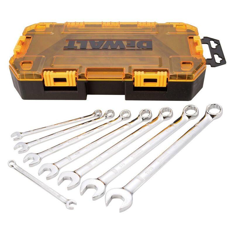 Juego de llaves combinadas DEWALT SAE (8 piezas) - DWMT73809