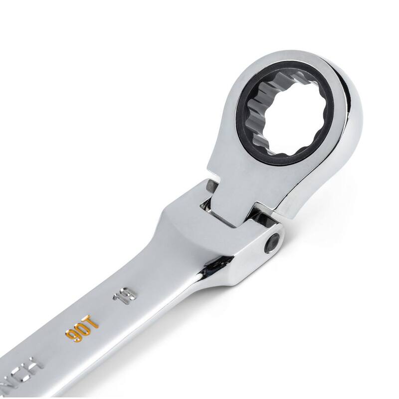 Juego de llaves de trinquete estándar y de cabeza flexible SAE/MM de 90 dientes GEARWRENCH 90T (32 piezas) - 86667-06CB