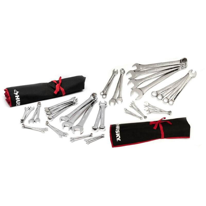 Juego de llaves combinadas Husky Master Métricas y SAE (41 piezas) - HCWSAEMMMSC