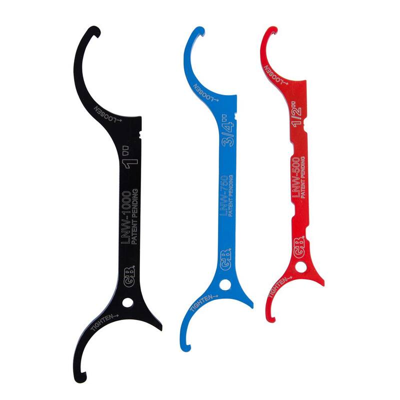 Juego de llaves para contratuerca de 3 piezas de Gardner Bender que se ajusta a contratuerca de 0.50 pulgadas, 0.75 pulgadas y 1 pulgada - LNW-3PC
