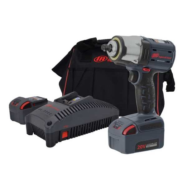 Ingersoll-Rand Impact Wrench, Cordless, 20V DC - W5133P-K22