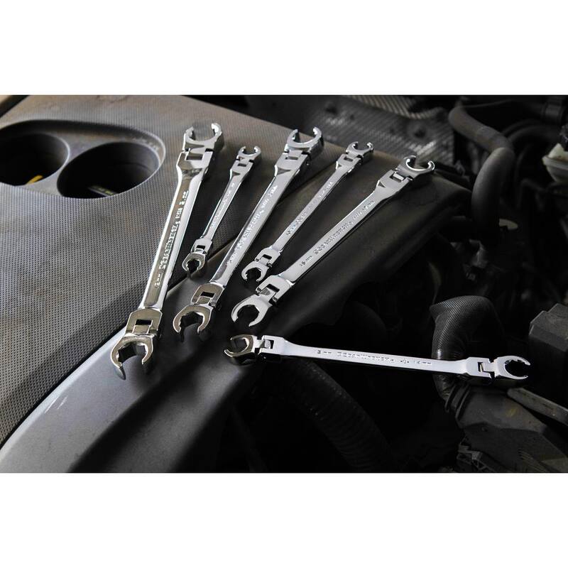 Juego de Llaves de Dados Flexibles Métricas GEARWRENCH (6 piezas) - 81911D
