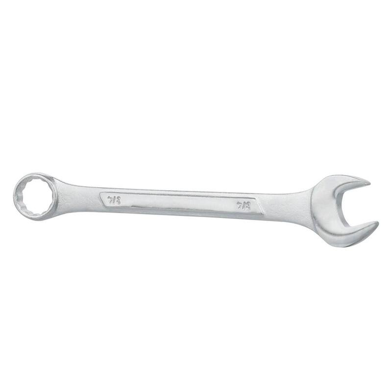Juego de llaves de combinación cromadas Grand Rapids Industrial Products Grip MM/SAE (24 piezas) - 89358