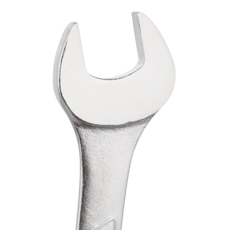 Juego de llaves de combinación cromadas Grand Rapids Industrial Products Grip MM/SAE (24 piezas) - 89358