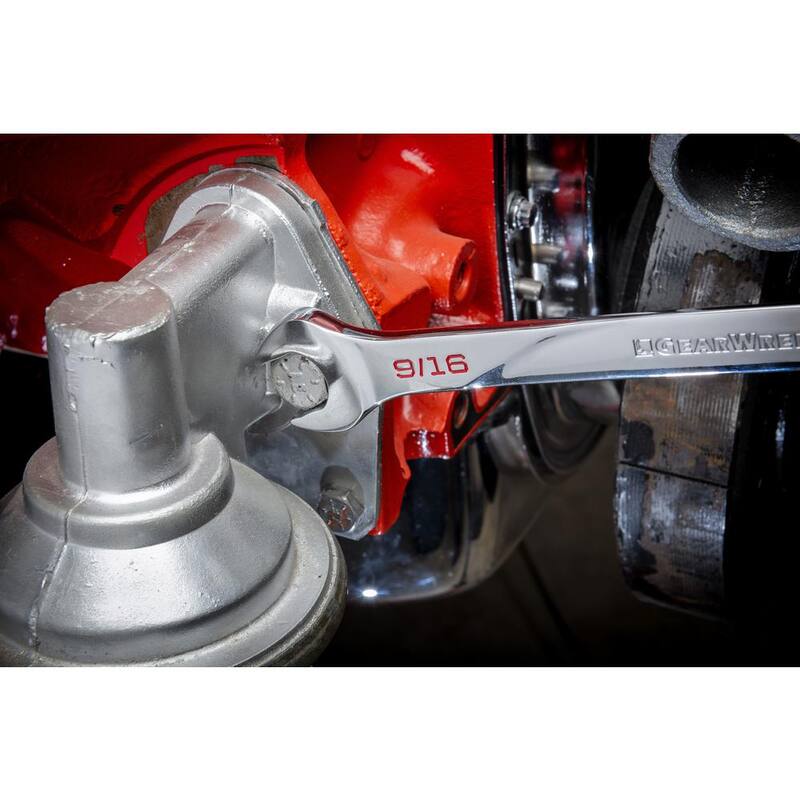 Juego de herramientas GEARWRENCH SAE 120XP Universal Spline XL Combination Ratcheting Wrench (llave de trinquete de combinación extralarga) - 86451 (set de 16 piezas)