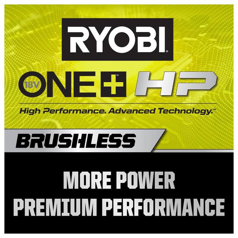 RYOBI ONE+ HP 18V Taladro rotativo de martillo sin escobillas inalámbrico de 1 pulgada SDS-Plus (Herramienta Únicamente) - P223