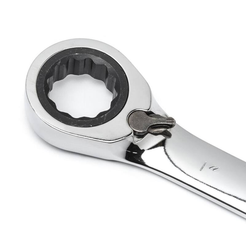 Juego de llaves mixtas de trinquete reversible de 12 puntos SAE con 72 dientes GEARWRENCH (8 piezas) - 9533N.