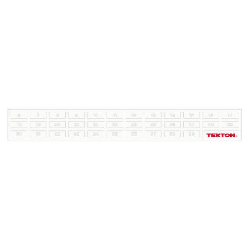 Set de llaves combinadas TEKTON de 6 mm a 32 mm con organizador modular ranurado (27 piezas) - WCB95203