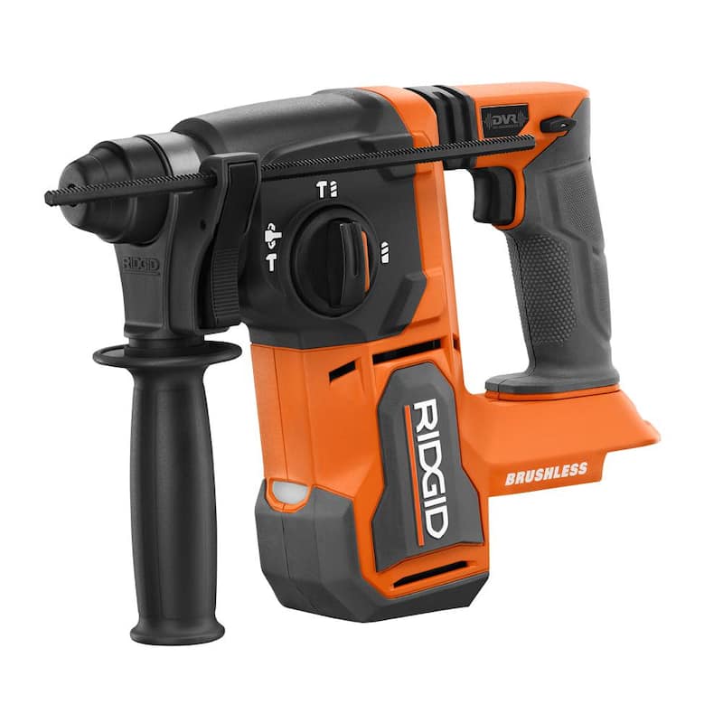 Martillo demoledor rotativo RIDGID inalámbrico de 18V con tecnología sin escobillas (Herramienta única) - R86712B