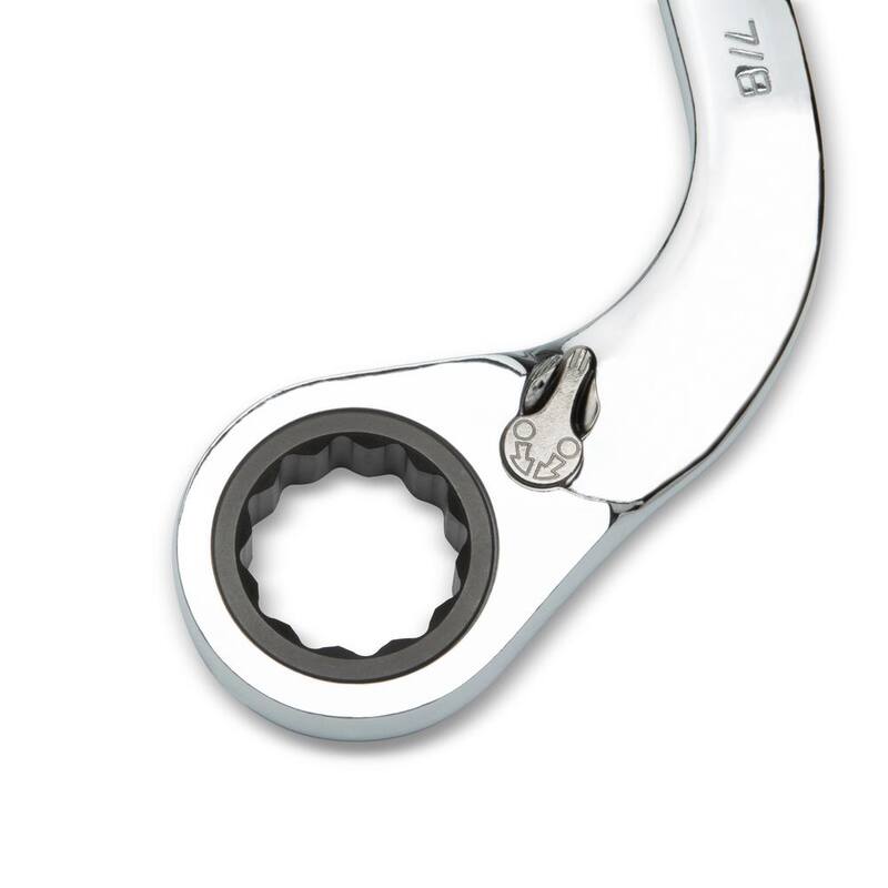 Set de llaves de trinquete doble en forma de S, reversibles, de 72 dientes y punto de 12 piezas en unidades del sistema inglés (SAE) GEARWRENCH (Juego de 4 piezas) - 85399
