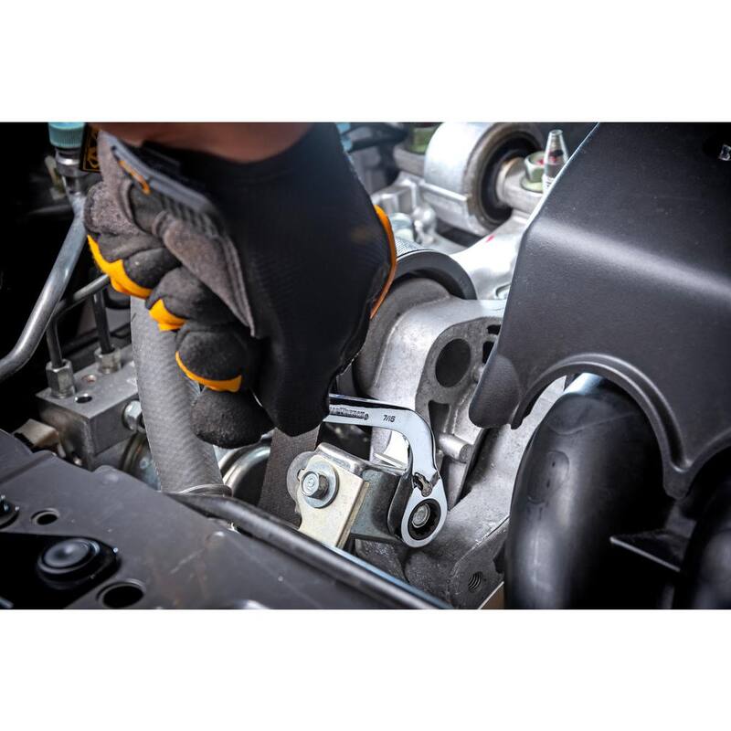 Set de llaves de trinquete doble en forma de S, reversibles, de 72 dientes y punto de 12 piezas en unidades del sistema inglés (SAE) GEARWRENCH (Juego de 4 piezas) - 85399