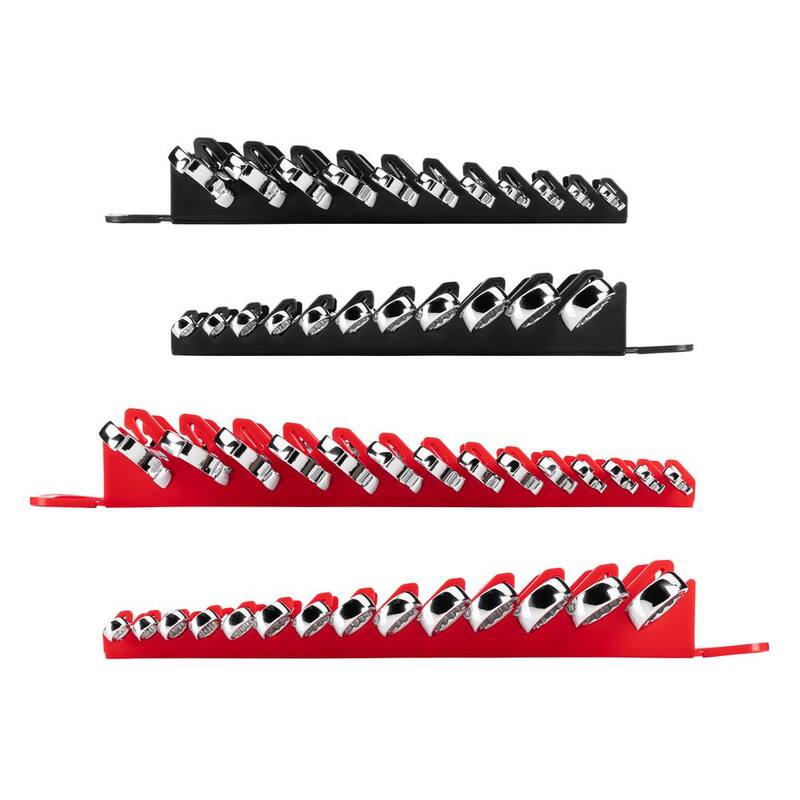 Juego de Llaves Combinadas TEKTON de 1/4 a 3/4 pulgadas y 6 a 19 mm con PortaLLaves (25 Piezas) - WCB92403