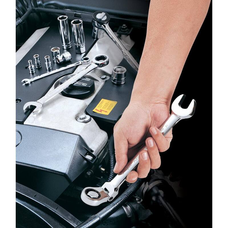 Juego de llaves de trinquete combinadas flexibles GEARWRENCH SAE (7 piezas) - 9700