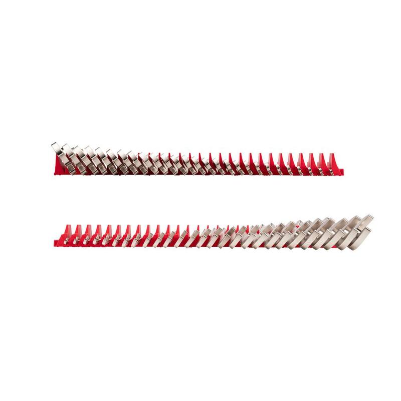 Juego de llaves de combinación de cabezal angular TEKTON de 6 a 32 mm con organizador modular de llaves (27 piezas) - WAE92503