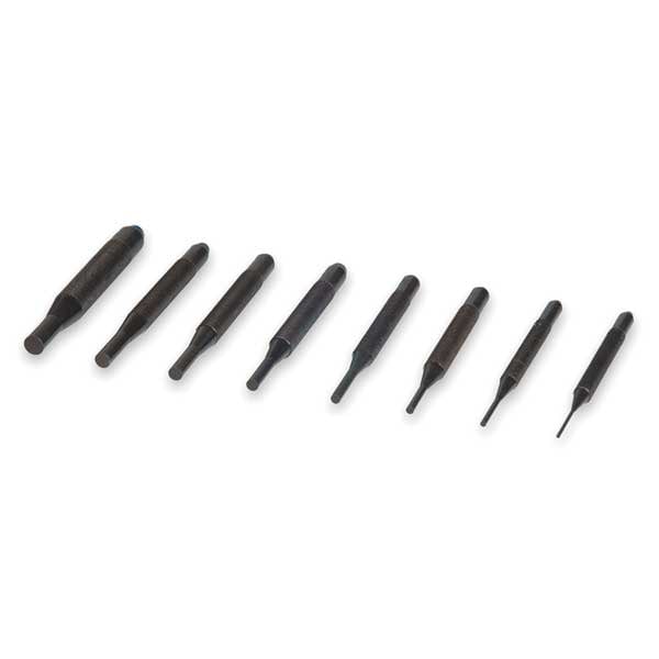 Mitutoyo Drive Pin Punch Set, 8 Pieces, Steel - 985-119