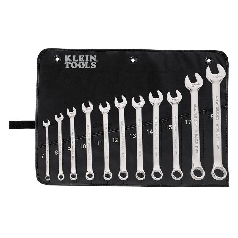 Juego de Llaves Combinadas Métricas de 11 Piezas de Klein Tools - 68502