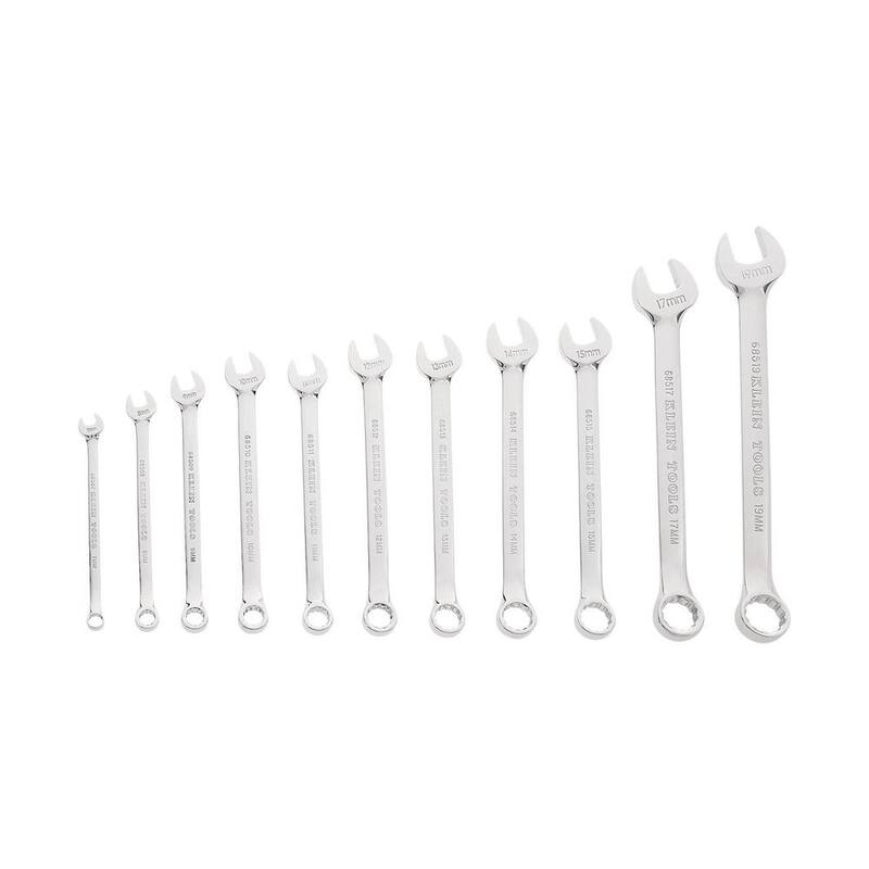Juego de Llaves Combinadas Métricas de 11 Piezas de Klein Tools - 68502