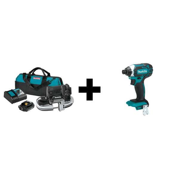Makita 18V LXT Sub-Compact BL Band Saw Kit - XBP05R1B + XDT11Z