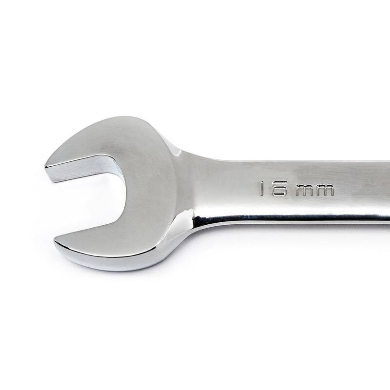 Juego de llaves inglesas métricas combinadas con trinquete de 72 dientes de 12 puntas (18 piezas) - 85890-02