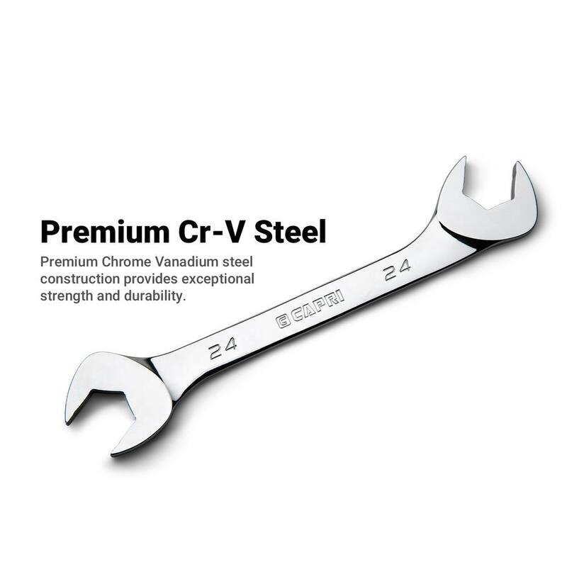 Set de llaves de estrella abiertas Capri Tools SAE de 30° y 60° (13 piezas) - CP11900-13ST