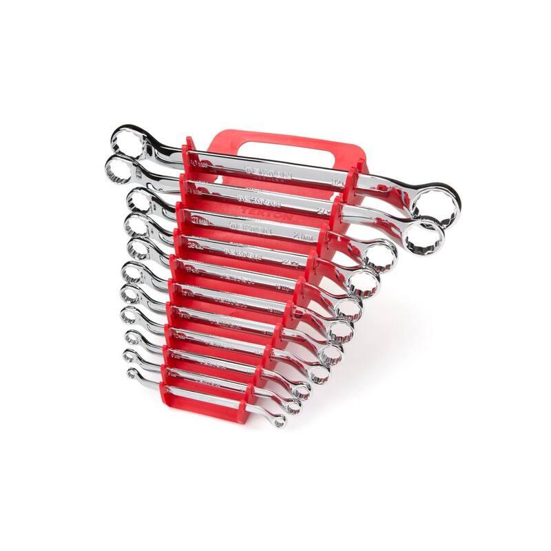 Set de llaves de extremo de caja offset de 45 grados TEKTON, 11 piezas (6-32 mm) - Soporte - WBE24411