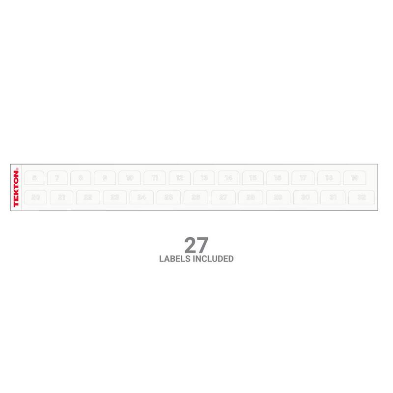 Juego de llaves combinadas TEKTON de 6 mm a 32 mm con colgador de pared (27 piezas) - WCB96201