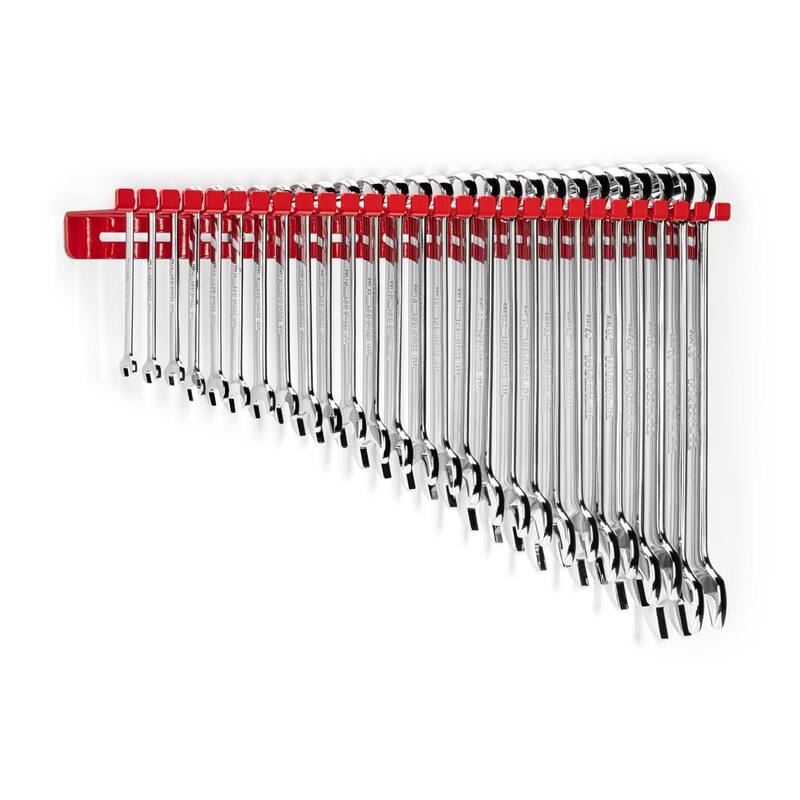 Juego de llaves combinadas TEKTON de 6 mm a 32 mm con colgador de pared (27 piezas) - WCB96201