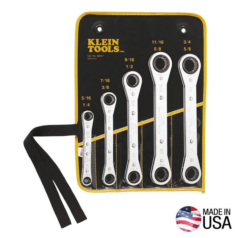 Juego de llaves de caja de trinquete de 5 piezas Klein Tools - 68221