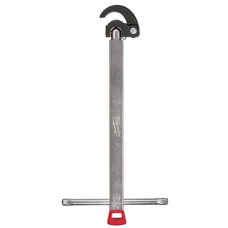 Llave ajustable Milwaukee de 6 y 10 pulgadas con llave de tina de 1.25 pulgadas (3 piezas) - 48-22-7400-48-22-7001.