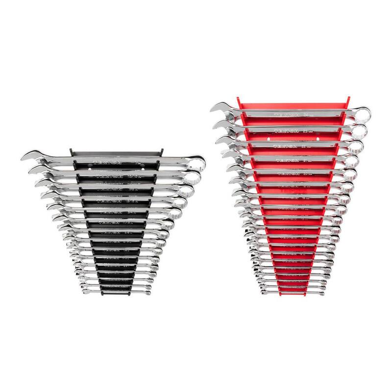 Juego de Llaves Combinadas TEKTON, 34 Piezas (1/4-1 pulg., 6-24 mm) - Soporte - WCB91301