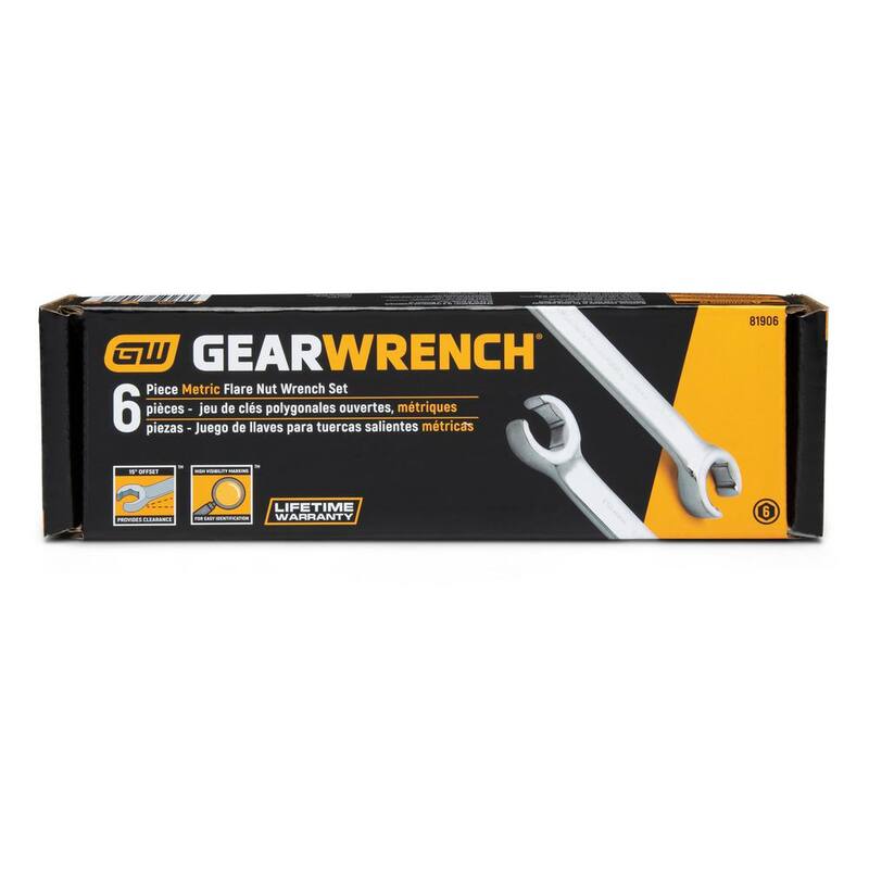 Juego de Llaves de Estrella Métricas GEARWRENCH (6 piezas) - 81906