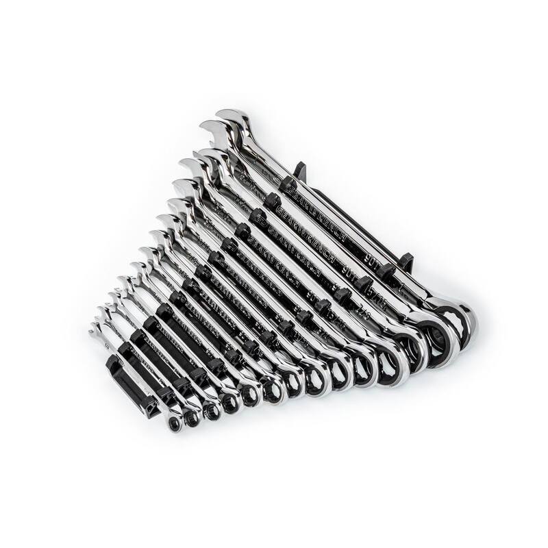 Juego de herramientas GEARWRENCH combinación con trinquete de 90 dientes en pulgadas (14 piezas) - 86959