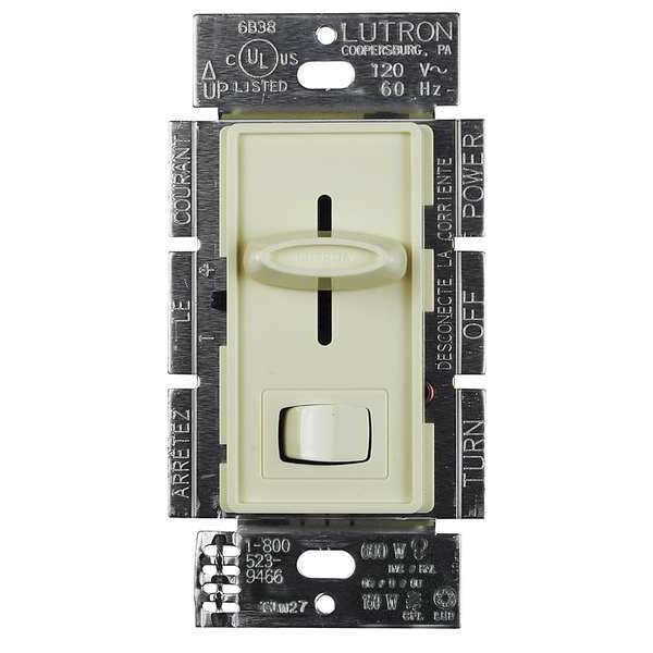 Atenuador de iluminación Lutron, Rocker/Slide, 3 vías - SF-12P-277-3-IV