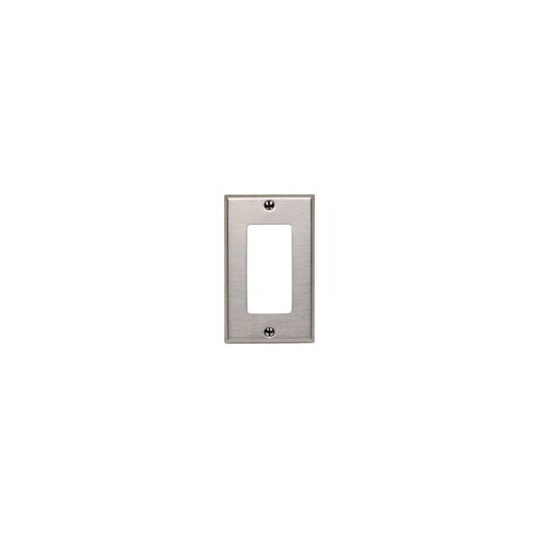 Placa de pared de acero inoxidable de 1 gang - SSJ26-40 de Leviton