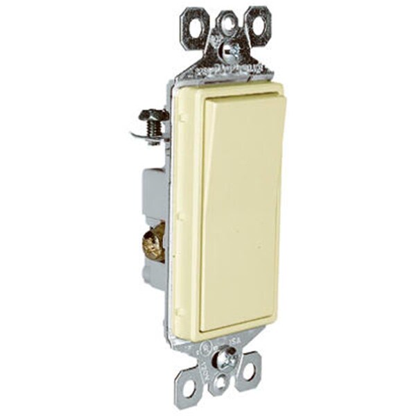 Interruptor decorativo iluminado de 3 vías premium Nextgen TM873ISLCC10 15A - Marfil - NE578010