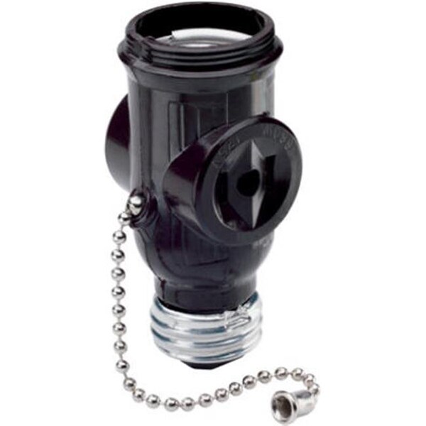 Adaptador de toma de corriente con cadena de tracción de 660W 125V Nextgen 1406CC10; Marrón - NE1630134
