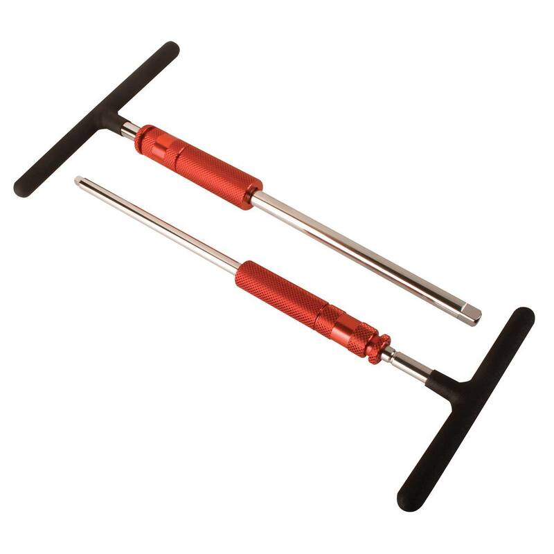 Juego de llaves de trinquete ajustables con mango en T SUNEX TOOLS de 1/4 y 3/8 pulgadas (2 piezas) - 9727