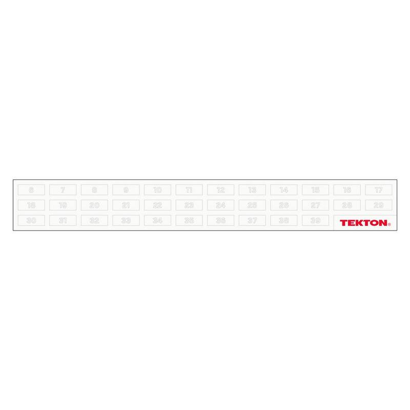 TEKTON Juego de Llaves Combinadas de Trinquete Reversibles de 12 Puntas de 14 Piezas (6-19 mm) con Organizador Modular de Ranuras - WRC94302